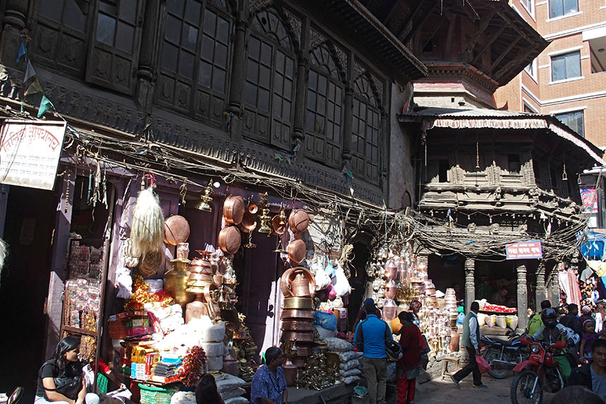 Nepal old buildings architecture