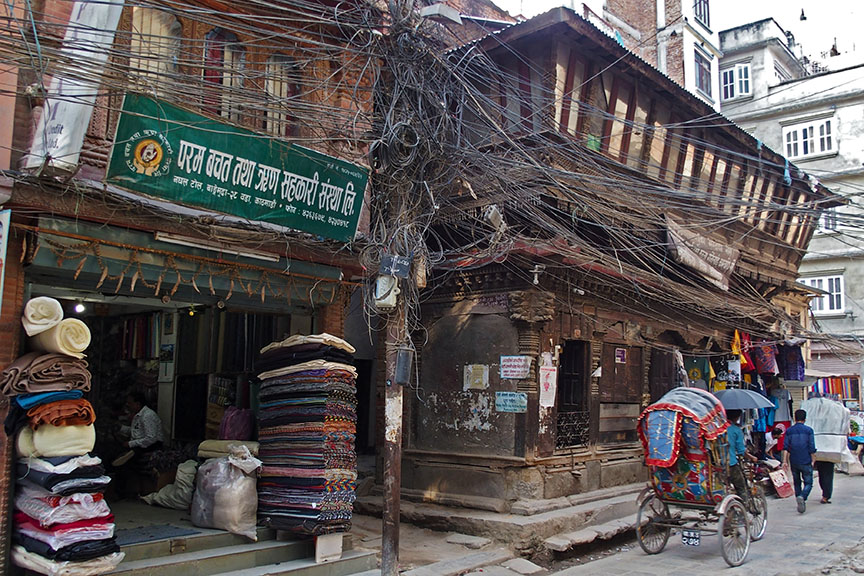Nepal old buildings architecture