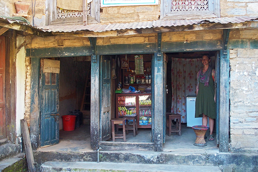 Bandipur Nepal old buildings