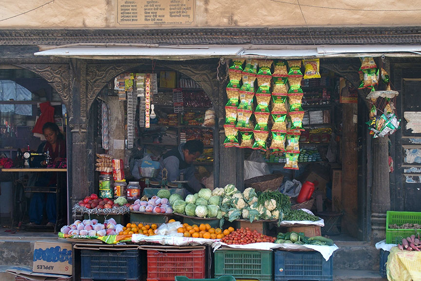 streets of Tansen Nepal